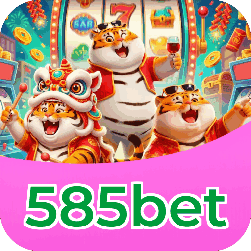 Interface do aplicativo 585bet mostrando jogos disponíveis no iOS e Android